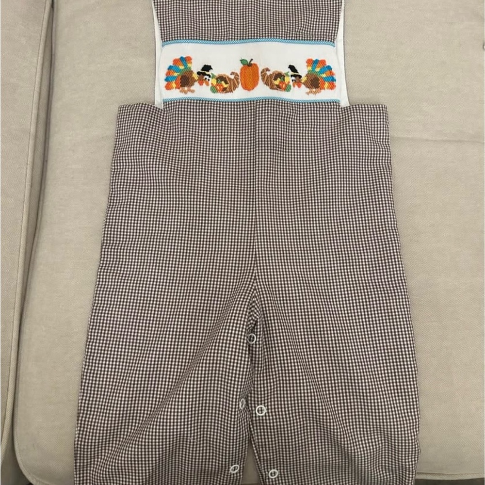 Boy Smocked Romper